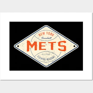 New York Mets Diamond 1 By Buck Originals Posters and Art